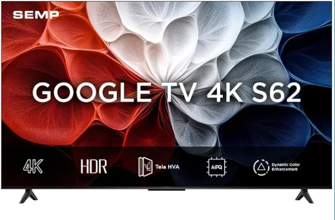 Smart TV SEMP 43S62 43" 4K Google TV Review | Uma das melhores TVs custo-benefício para games e streaming?